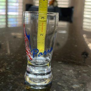 3 for $10 ⭐ Paris Las Vegas Mini Tulip Shot Glass 3" Tall
